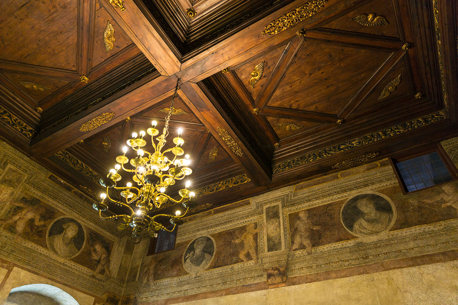 Decke im Castello del Buonconsiglio (Trento)