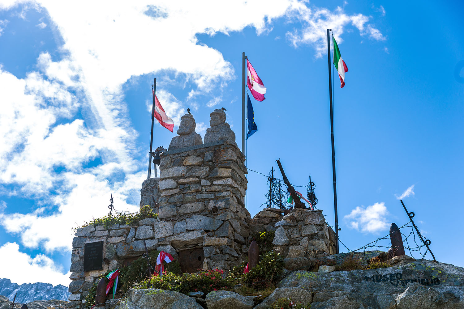 Kriegerdenkmal (1. WK) auf dem Passo Paradiso