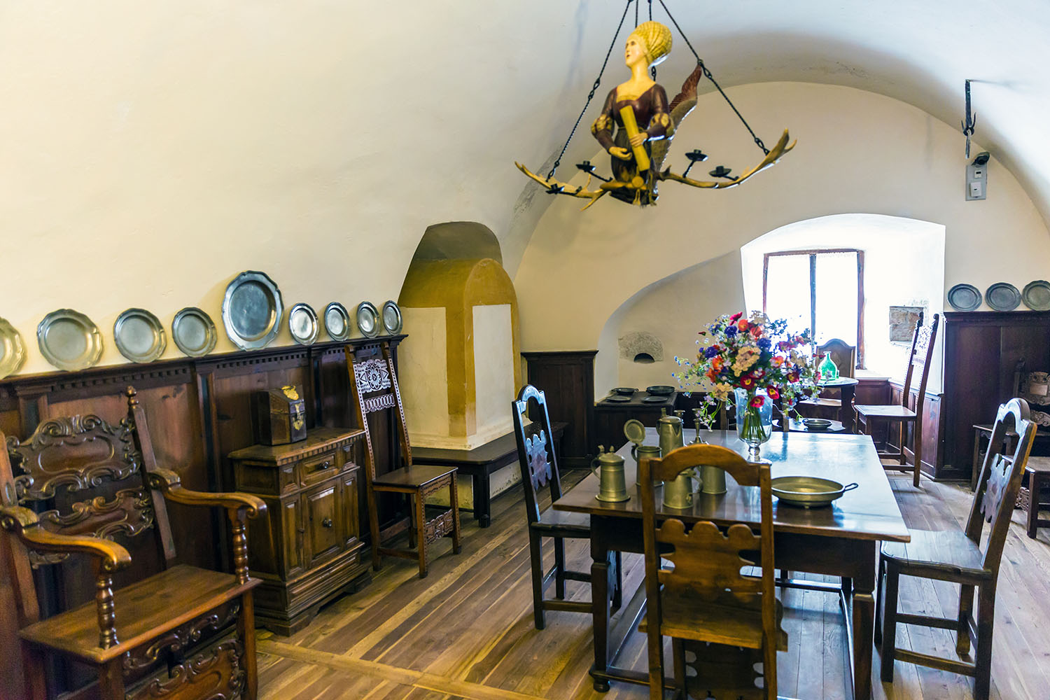 Speisezimmer im Castel Thun