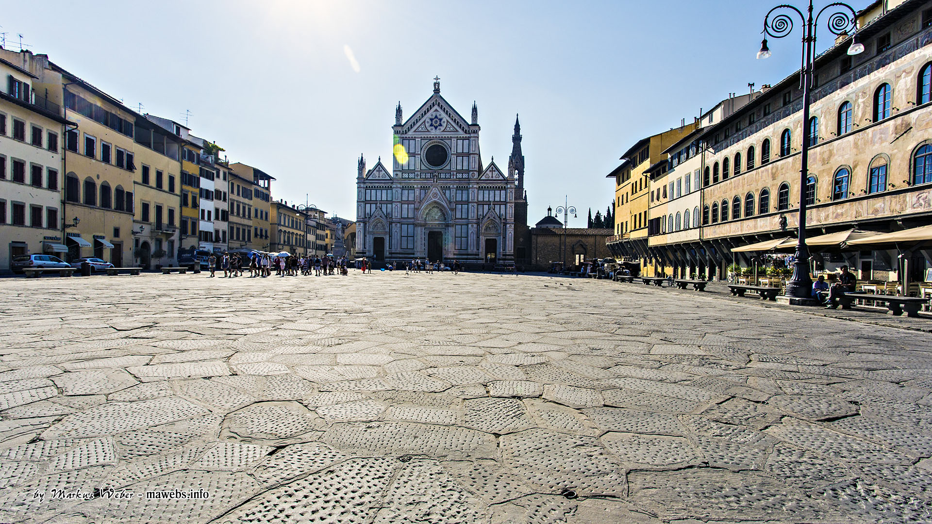 Piazza di Santa Croce mit der Basilica di Santa Croce di Fierenze